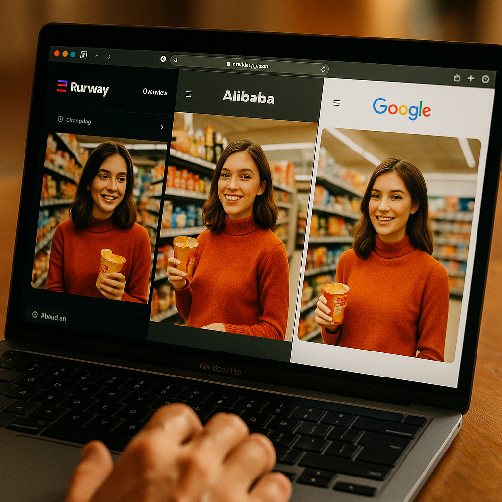 Runway vs Alibaba vs Google, AI Ad Activations Compared