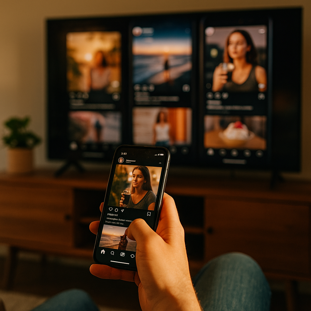 Instagram-for-TV Shared-Scrolling Format Forces Brand Rethink