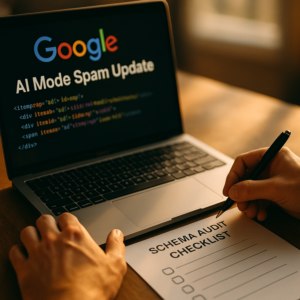 Google AI Mode Spam Update: Schema Audit Checklist