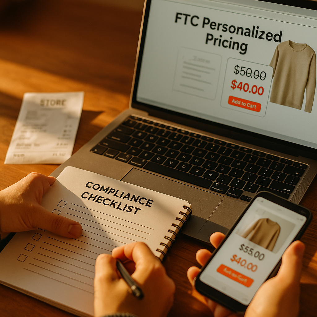 FTC Personalized Pricing Compliance Checklist for Brands