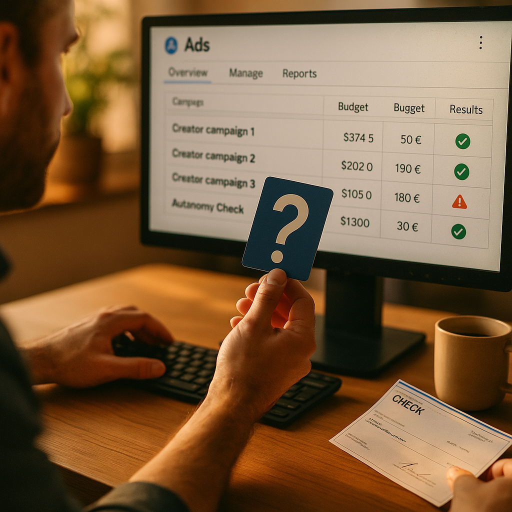 Ask Ad Manager Autonomy Checks for Creator Campaigns