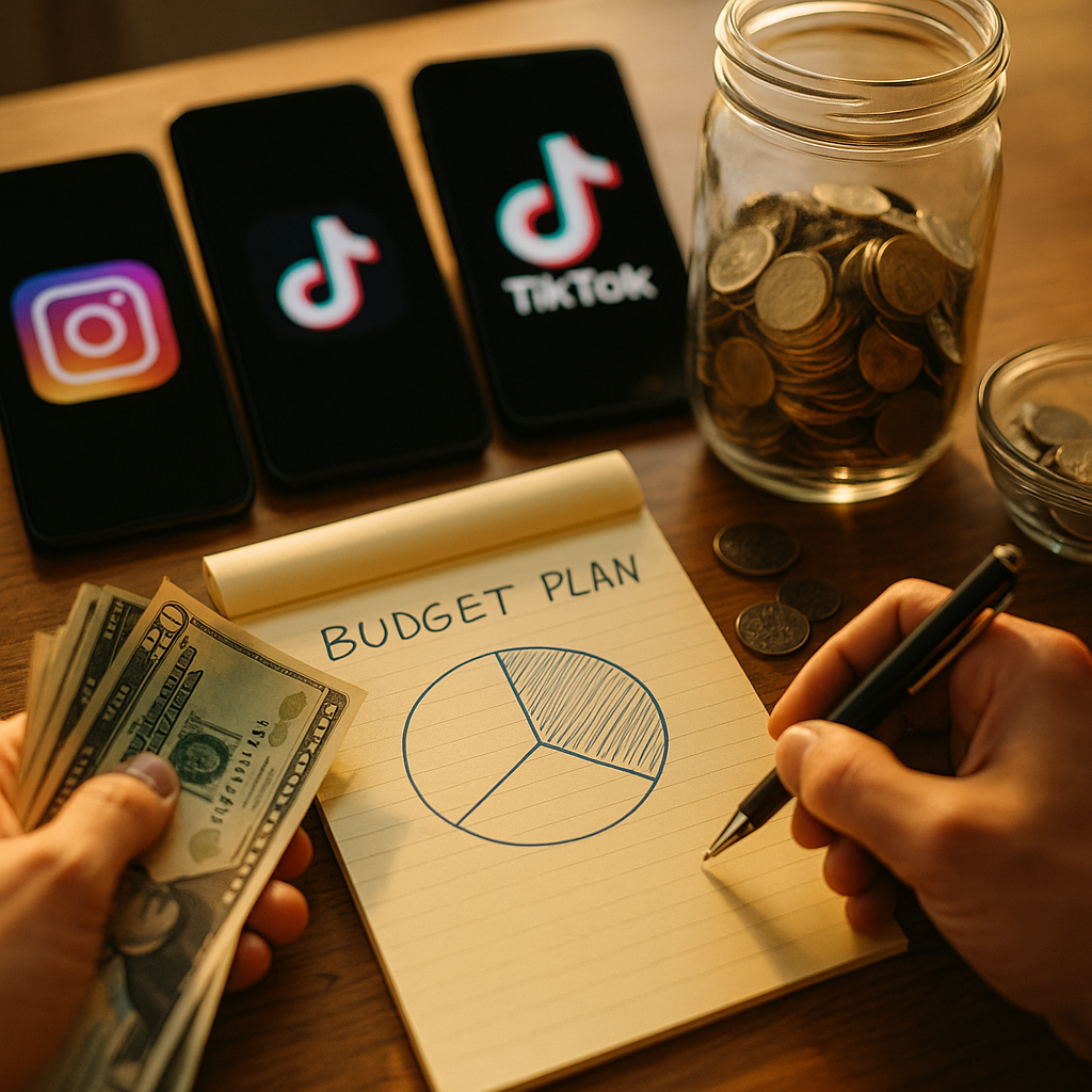 Tutorial Demo Budget Split for Instagram, TikTok, and YouTube