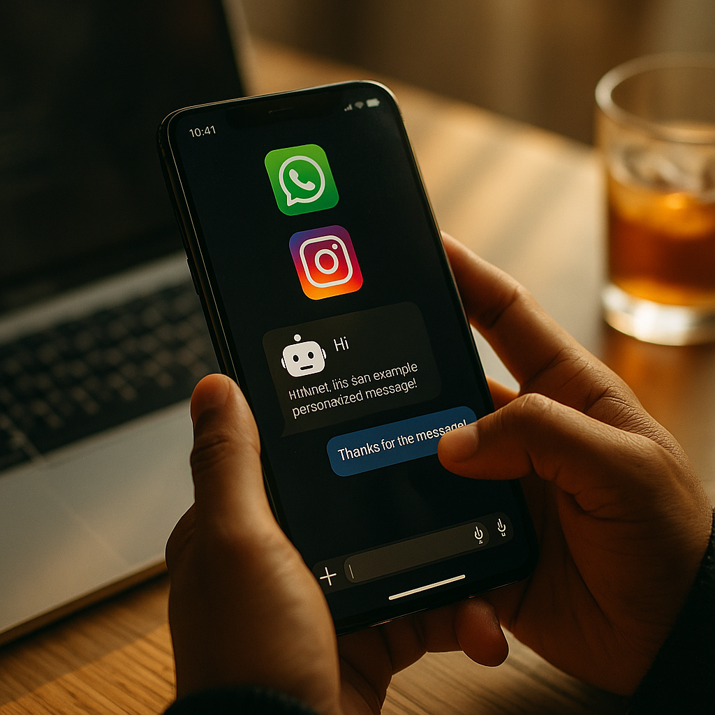 AI-Personalized DMs on WhatsApp and Instagram, Done Right