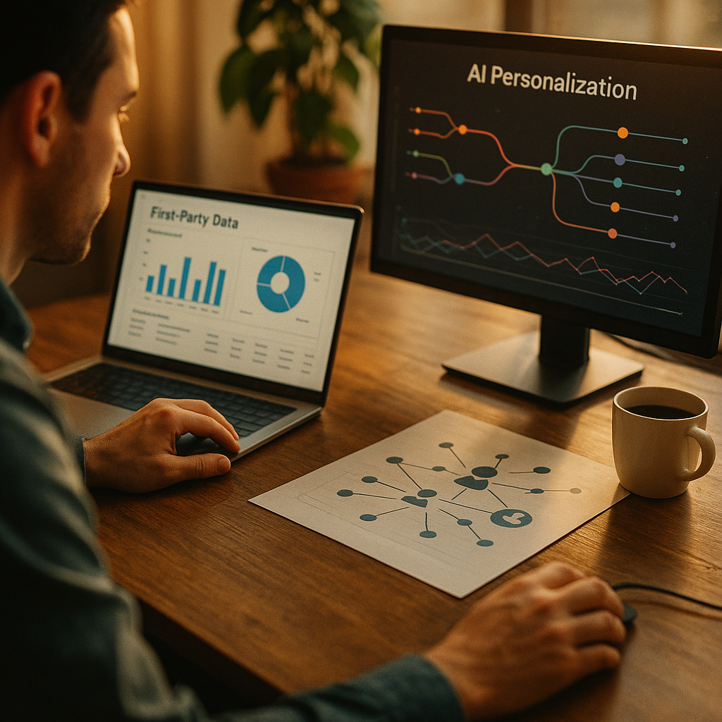 One First-Party Data Pipeline for CRM and AI Personalization