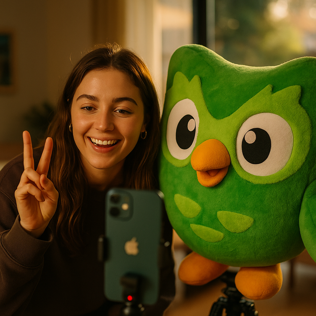 Duolingo TikTok Strategy: Owl Mascot Meets Micro-Creators