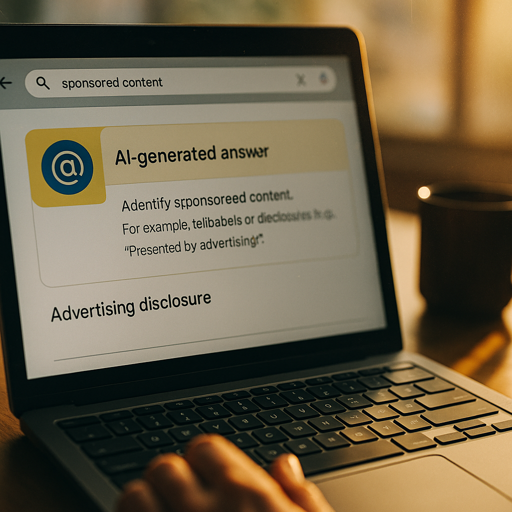 AI Answer Engine Governance: Fixing Sponsored Content Disclosure