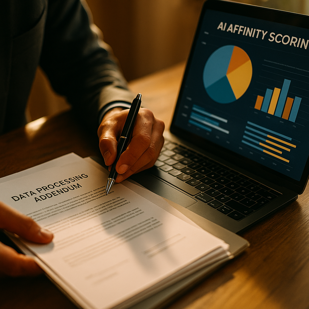 Data Processing Addendum Template for AI Affinity Scoring
