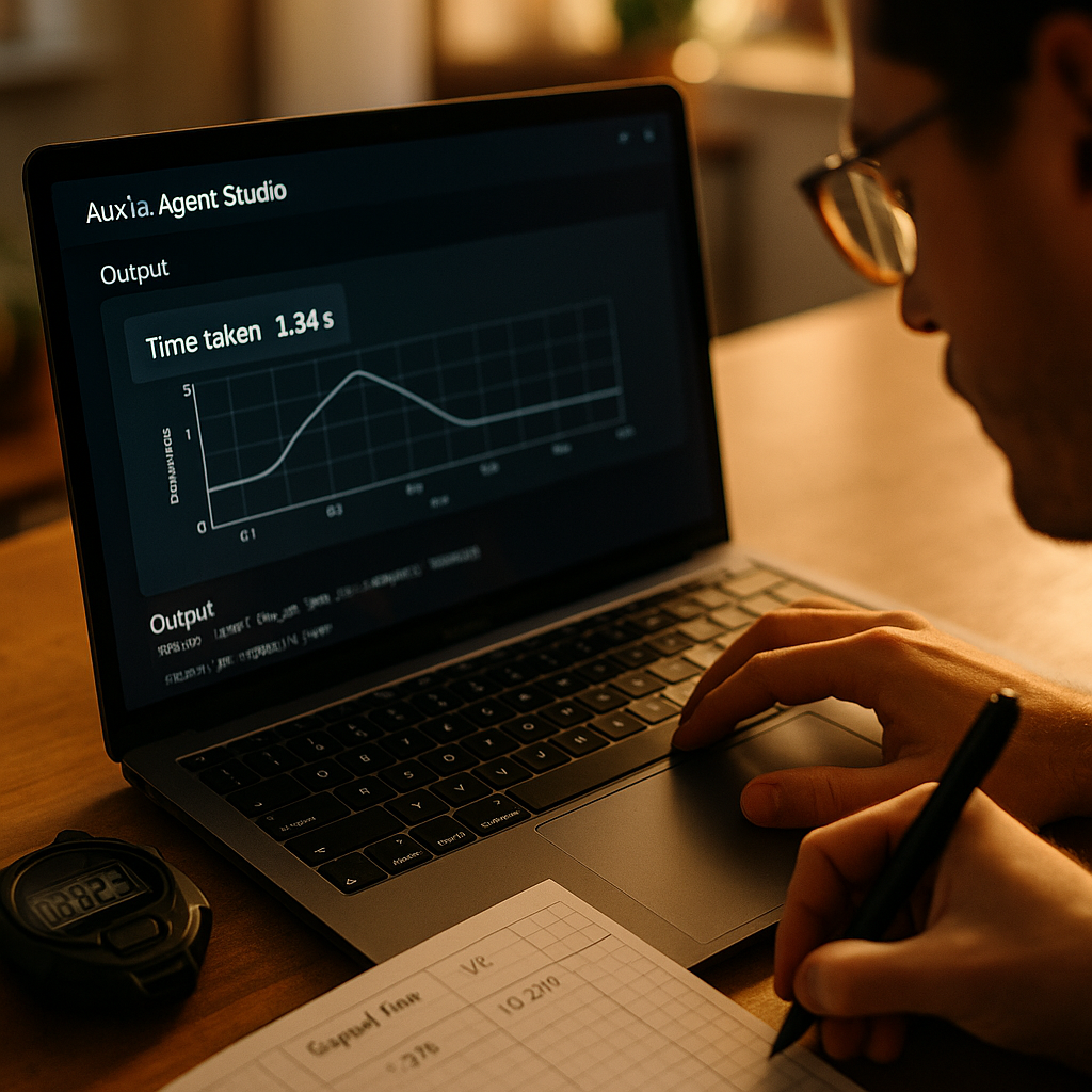 Auxia Agent Studio Briefs, Verifying the AI Speed Claims