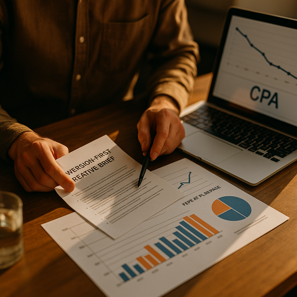 Conversion-First Creative Briefs, CPA and Repeat Purchase Targets