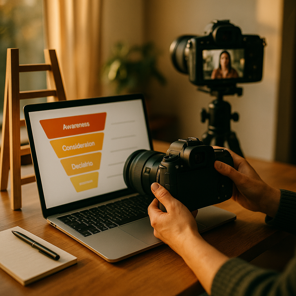Discovery to Conversion Content Ladder, Brief One Shoot for Five Stages