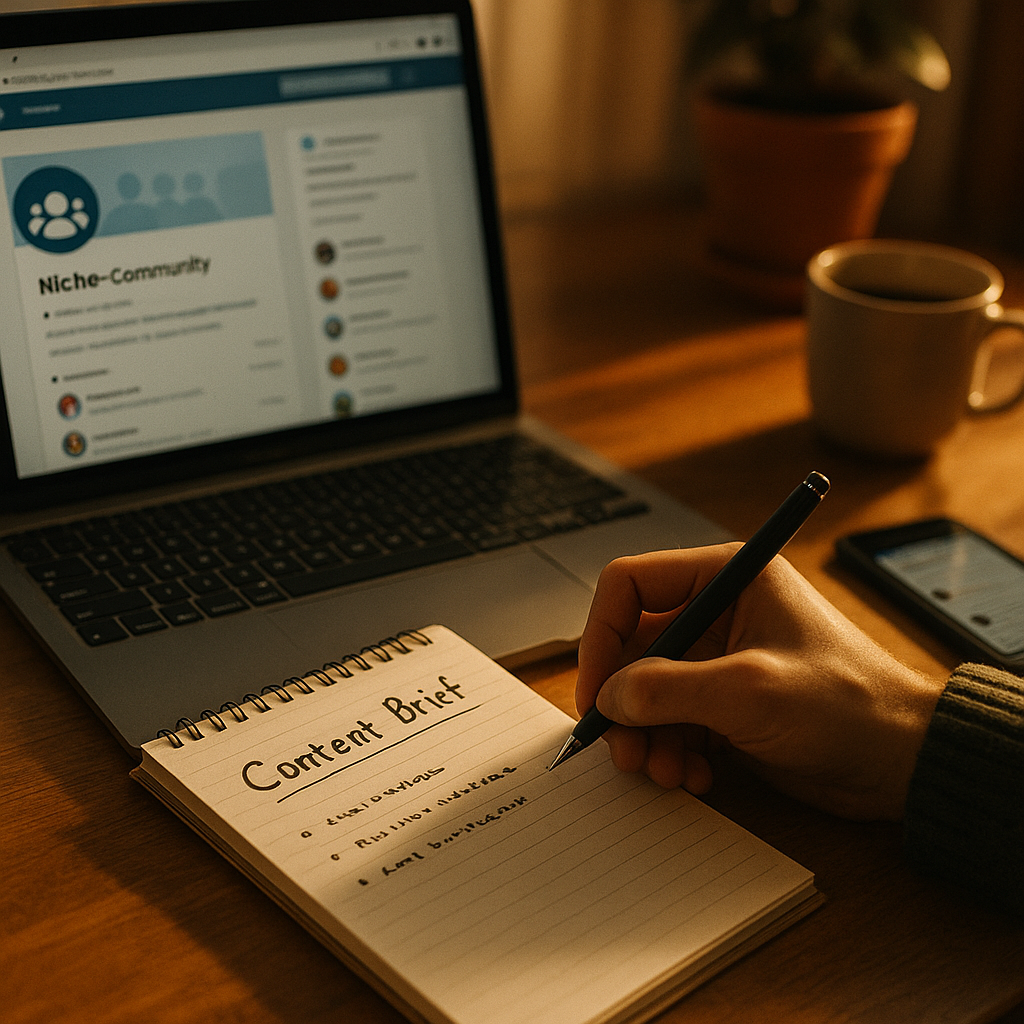 How to Write a Niche Micro-Community Content Brief