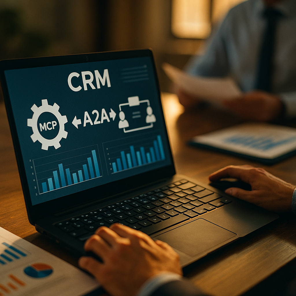 MCP and A2A Protocol Support: A CRM Renewal Framework