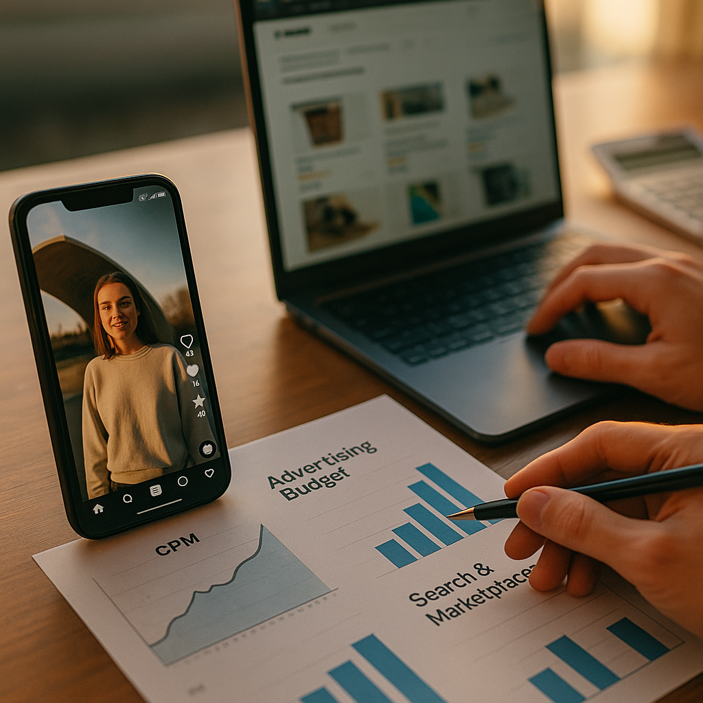 Rising CPMs Push Short Form Video Budget to Search and Marketplaces