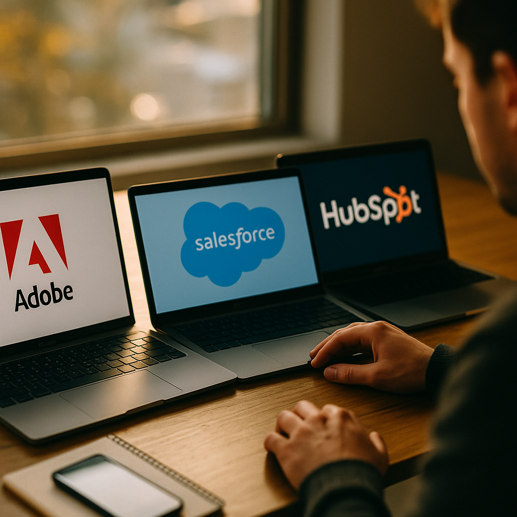 Adobe vs Salesforce vs HubSpot, Agentic Marketing Compared