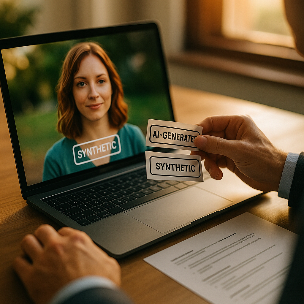 EU AI Act Synthetic Media Labels: A Brand Compliance Guide
