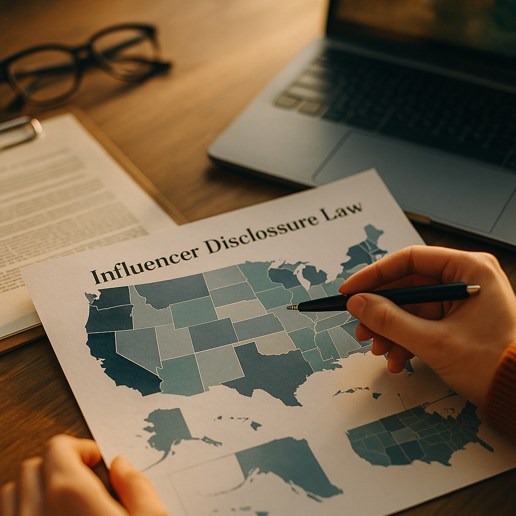 California Influencer Disclosure Law, State by State Compliance Map