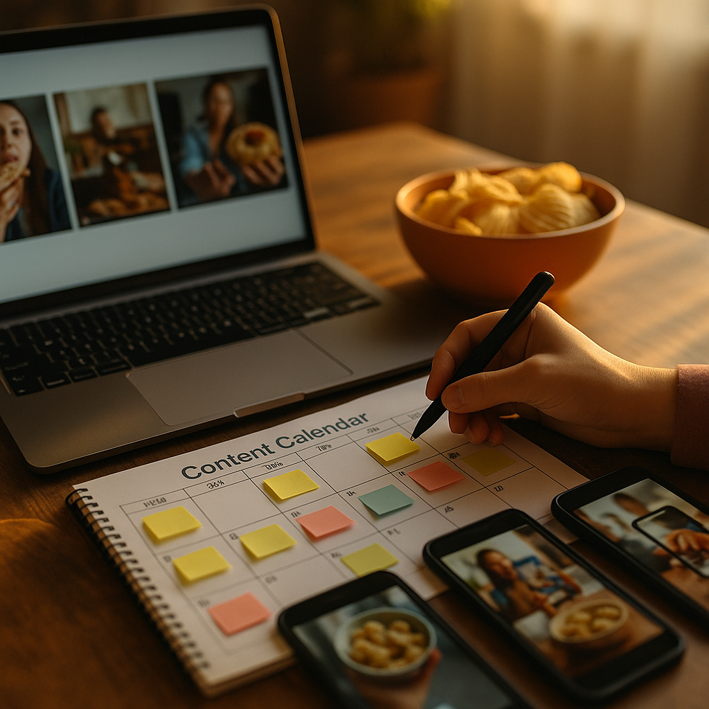 Rapid Response Content Calendar for Snack Size Creator Formats