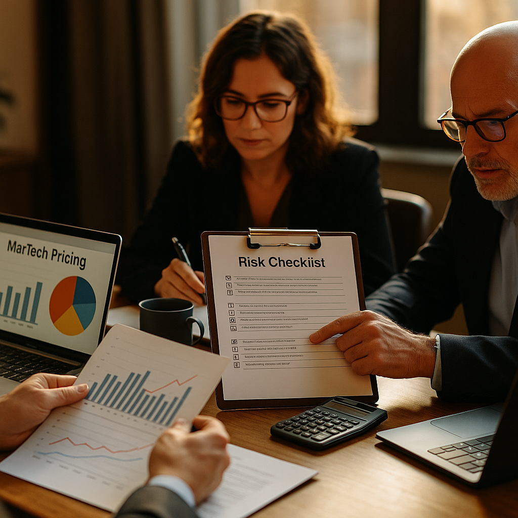 Consumption-Based MarTech Pricing, Risk Checklist for CFOs and Legal