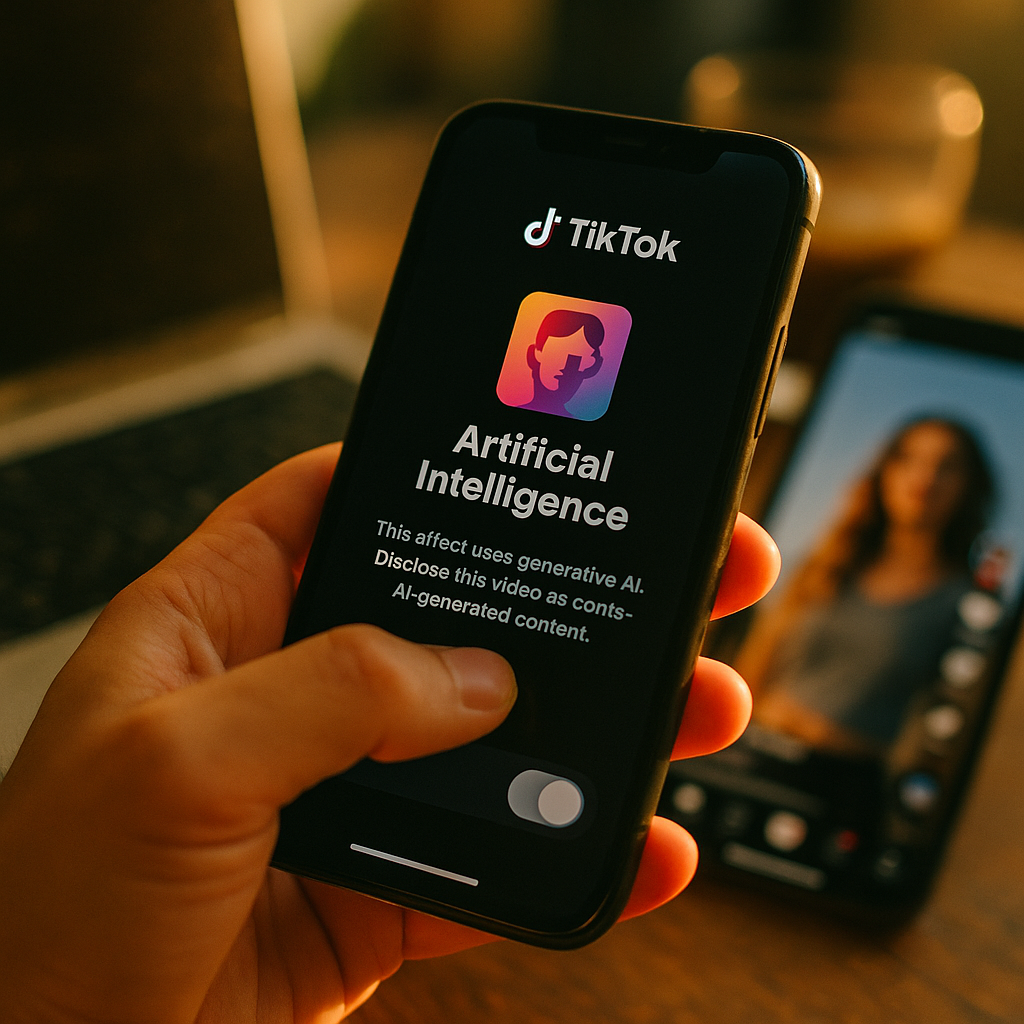 TikTok AI Content Disclosure Mandate, What Brands Must Flag