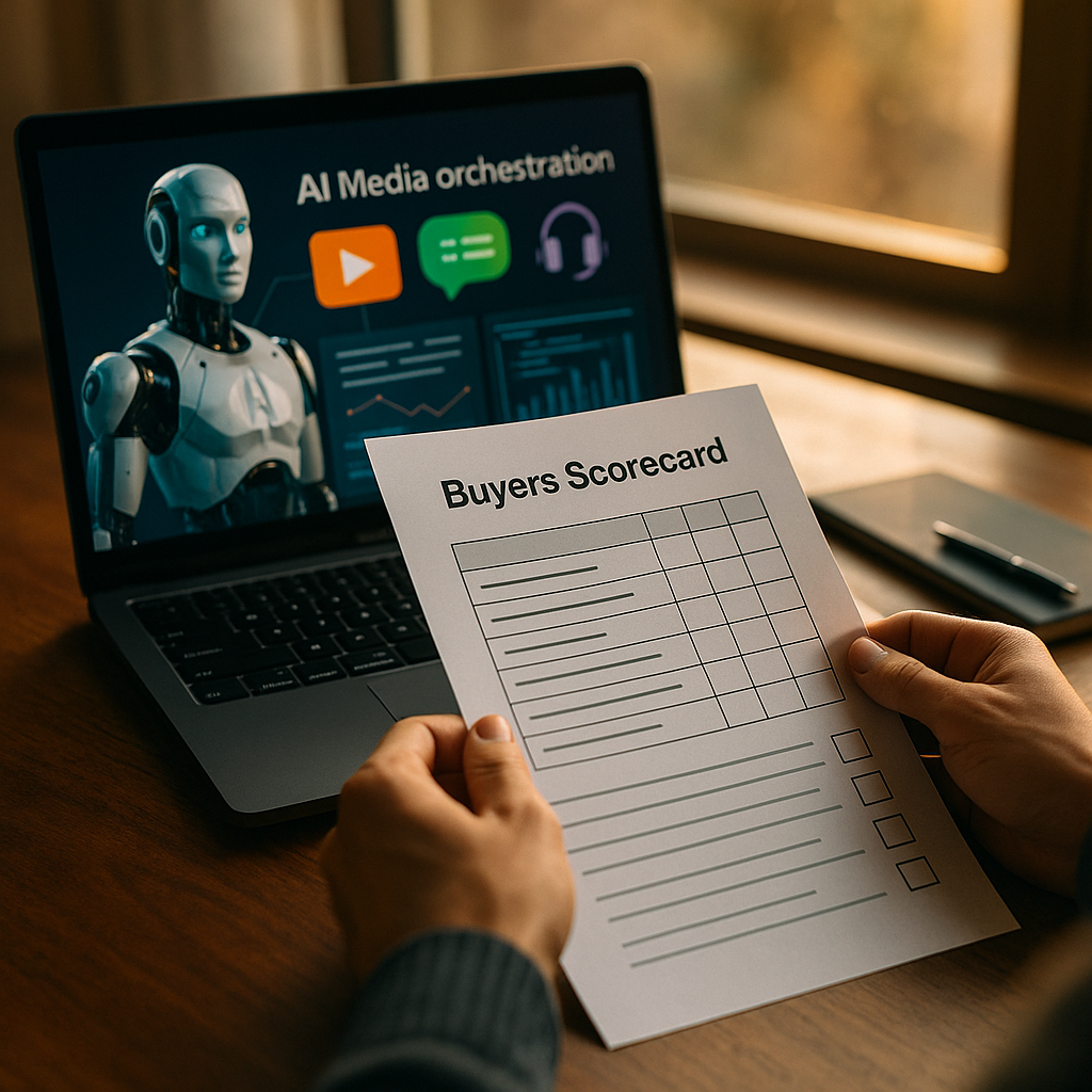 AI Media Orchestration Agents, a Buyers Scorecard Before Signing