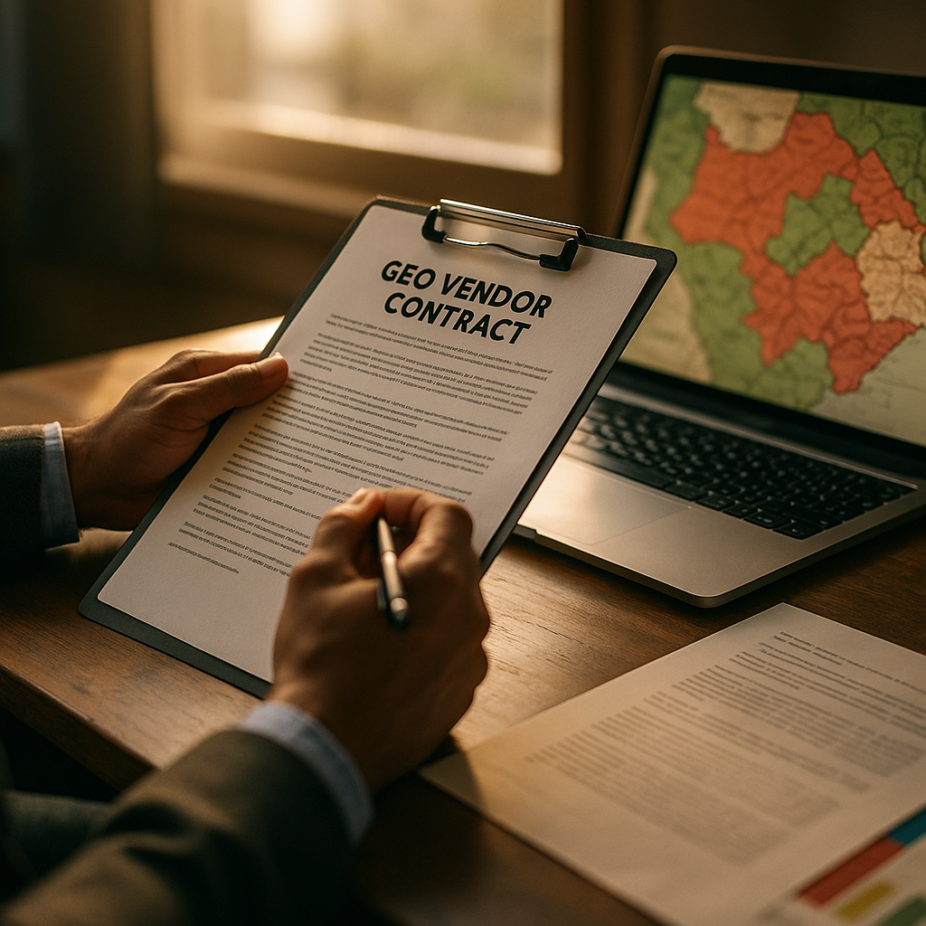GEO Vendor Contracts, What to Check Before You Sign