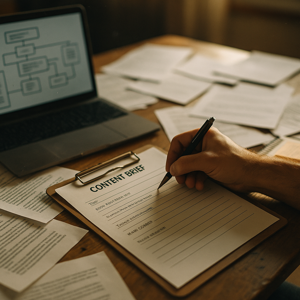 Messier by Design, A Framework for Faster Niche Content Briefs