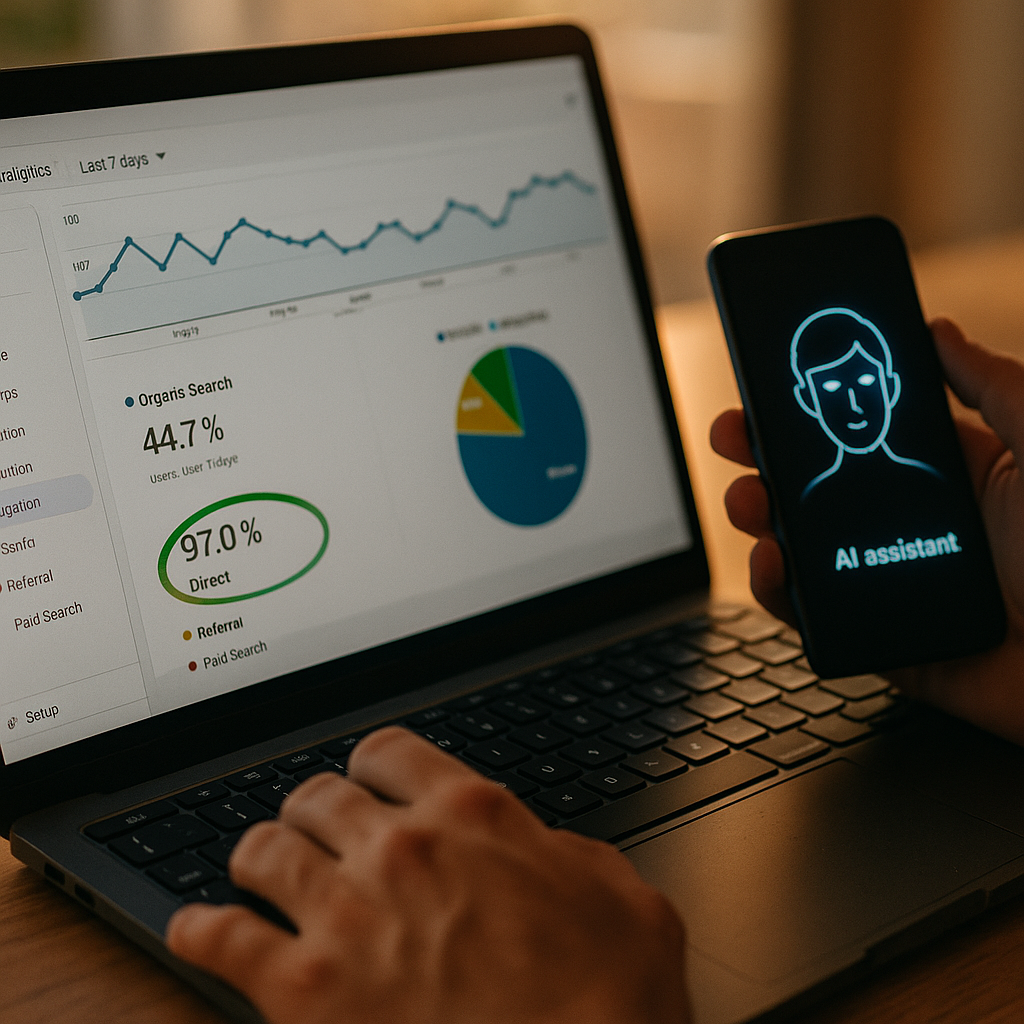 97% of AI Assistant Traffic Hides in Your Direct Channel