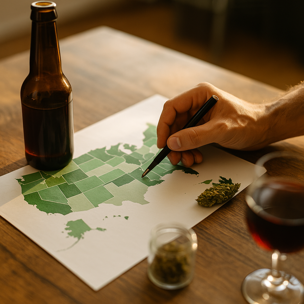 Alcohol and Cannabis Creator Campaigns, a State by State Compliance Map