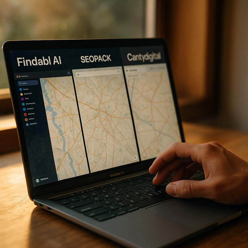 Findabl AI vs SEOPACK vs CantyDigital, Entry Level GEO Compared
