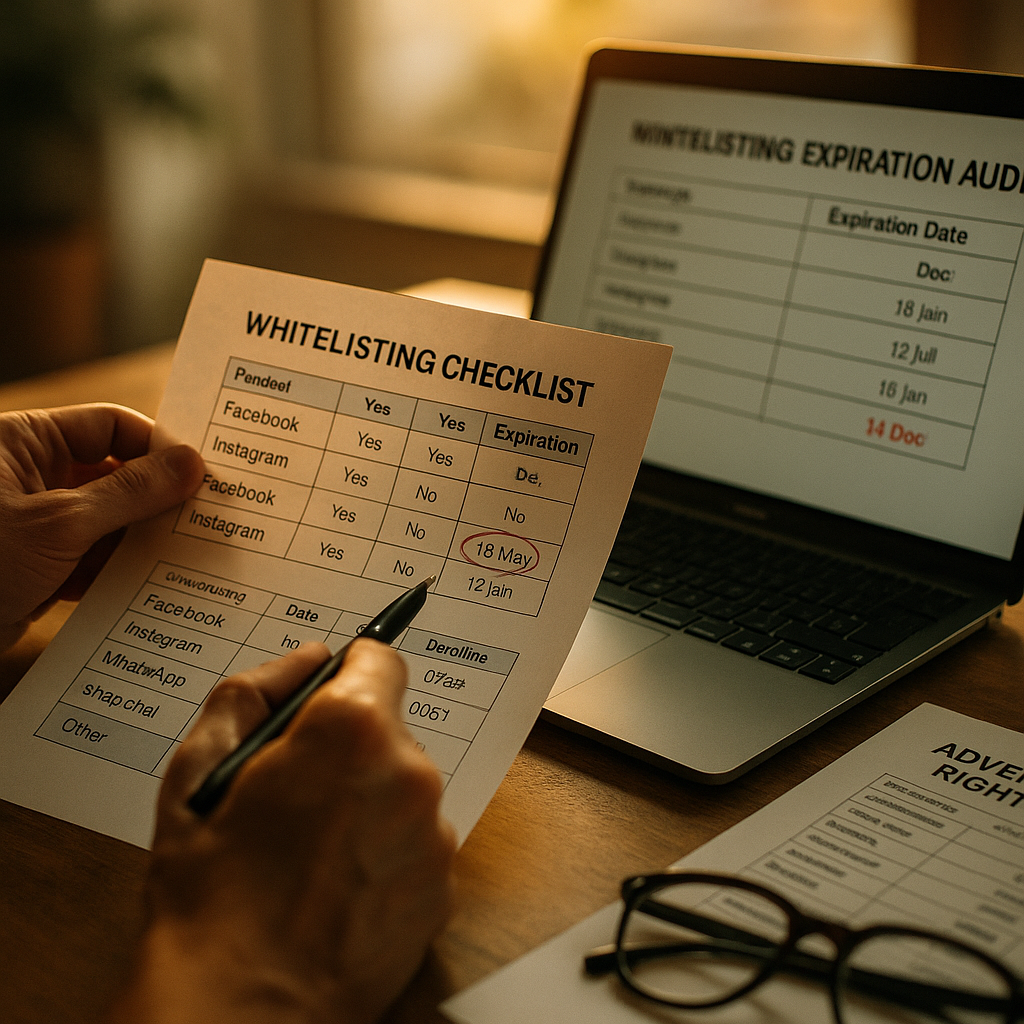 Whitelisting Expiration Audits, Catching Ad Rights Before Renewal