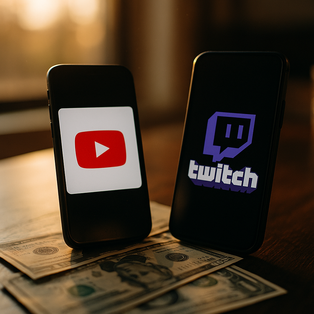 YouTube Payout Rate Hits 82 Percent as Twitch Falls to 32