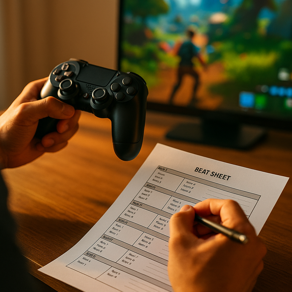 Gaming Shorts Scripts, the Beat Sheet Built for Retention