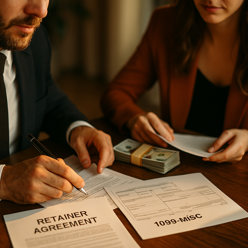 Retainer Plus Revenue Share Deals, the 1099 Misclassification Risk