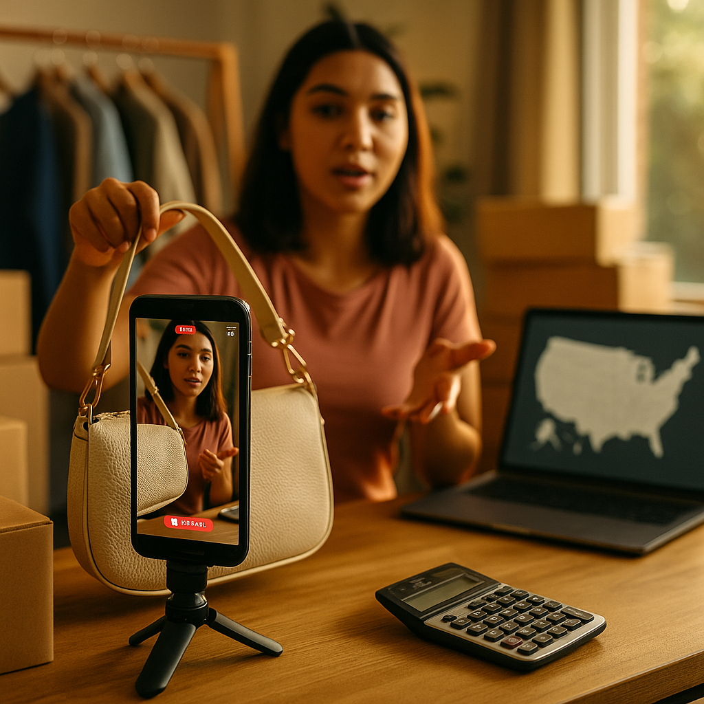 TikTok Shop Live Sales Trigger State Tax Nexus Brands Miss