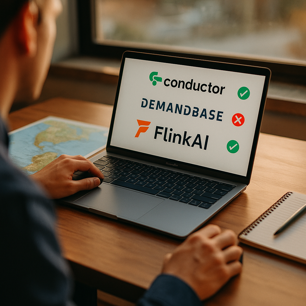 Conductor, Demandbase, or FlinkAI: Enterprise GEO Fit Test