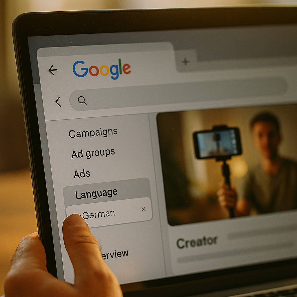 Google Retires Manual Language Targeting, Creator Ads Lose Precision