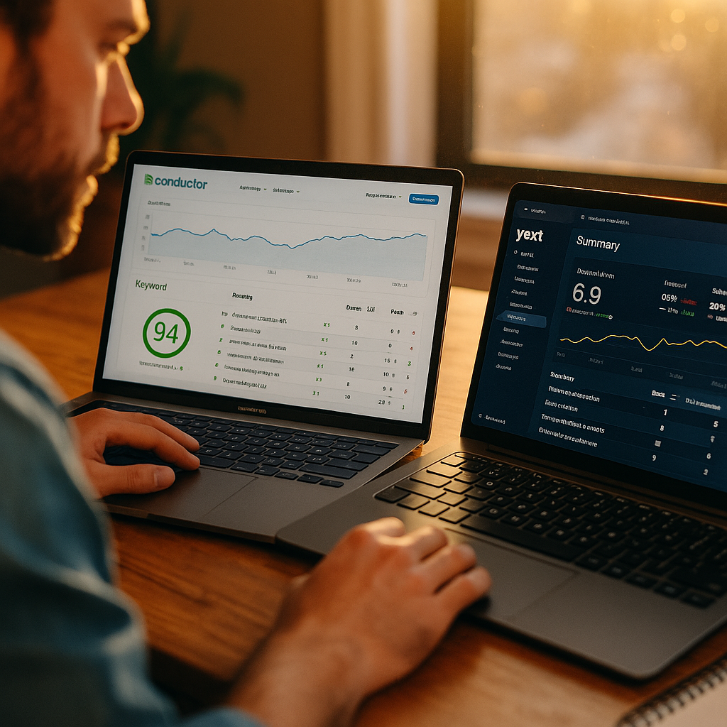 Conductor vs Yext, Building a Complete AEO Monitoring Stack