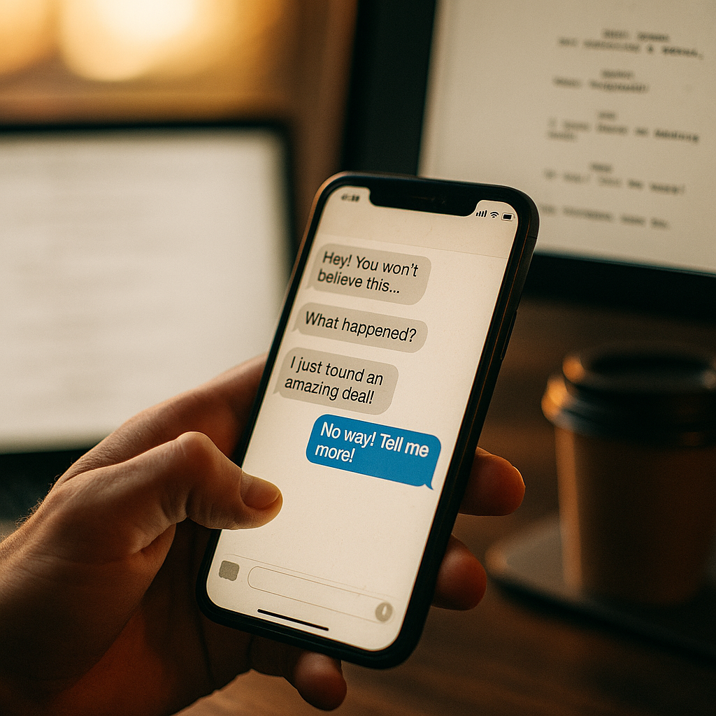 Text Message Story Ads, Scripting the Illusion That Converts