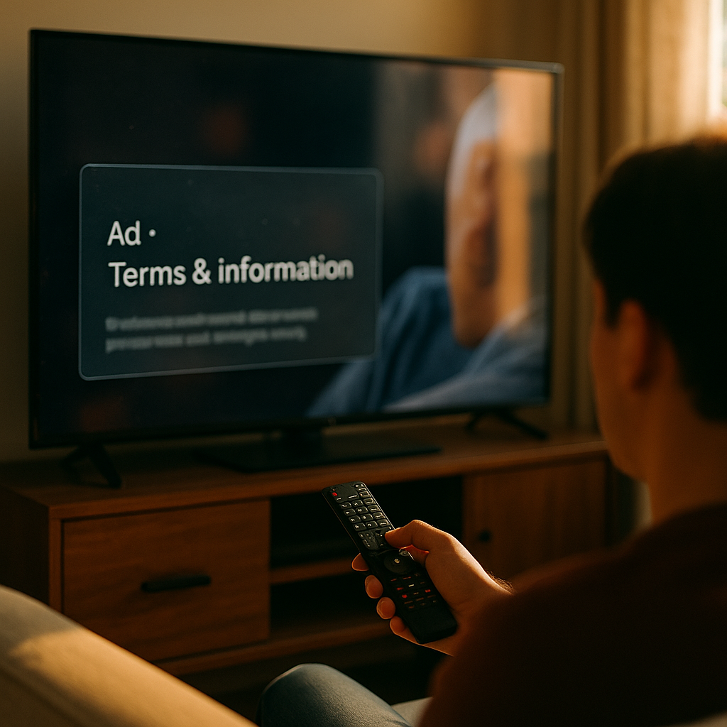 Connected TV Ad Disclosures, Closing the Living Room Gap