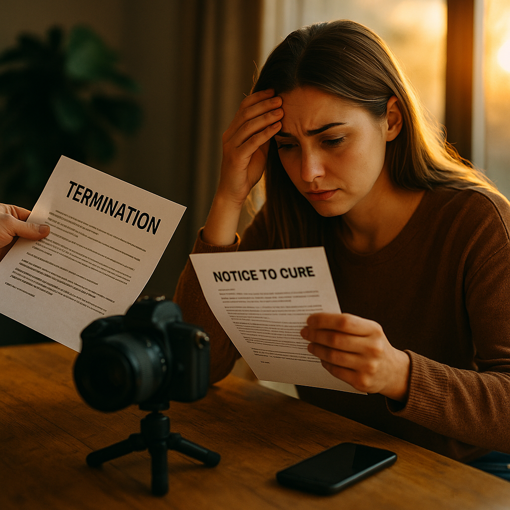 State Right to Cure Laws, Closing the Influencer Termination Gap