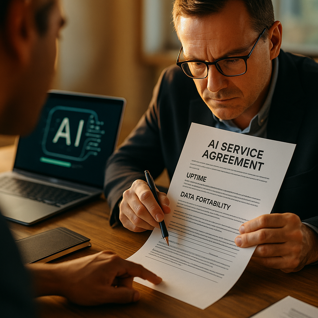 AI Vendor SLAs, Negotiating Uptime and Data Portability Terms