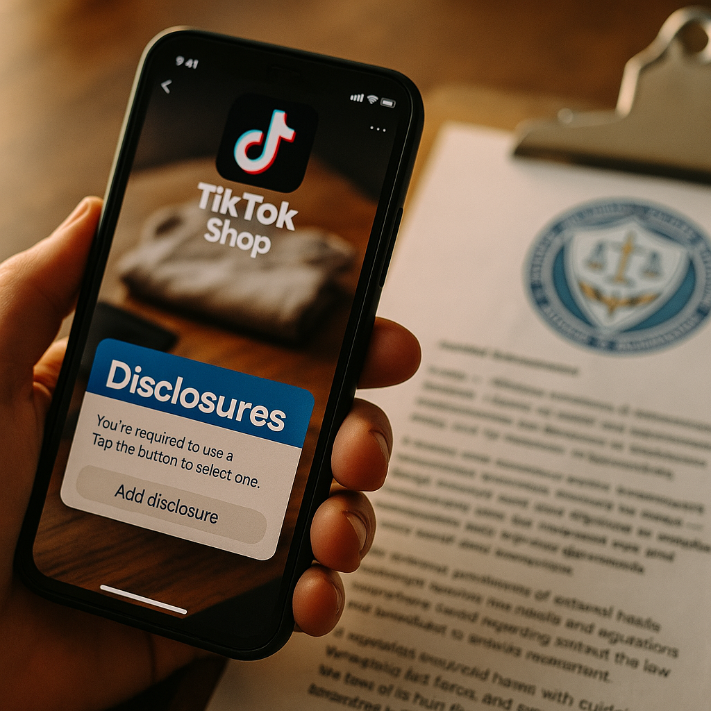 TikTok Shop Disclosure Tools, Closing the FTC Compliance Gap