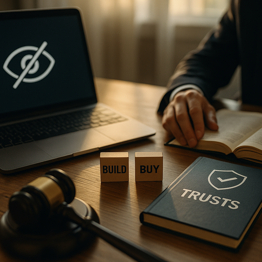 Dark Posting Tech, A Build vs Buy Framework Legal Trusts