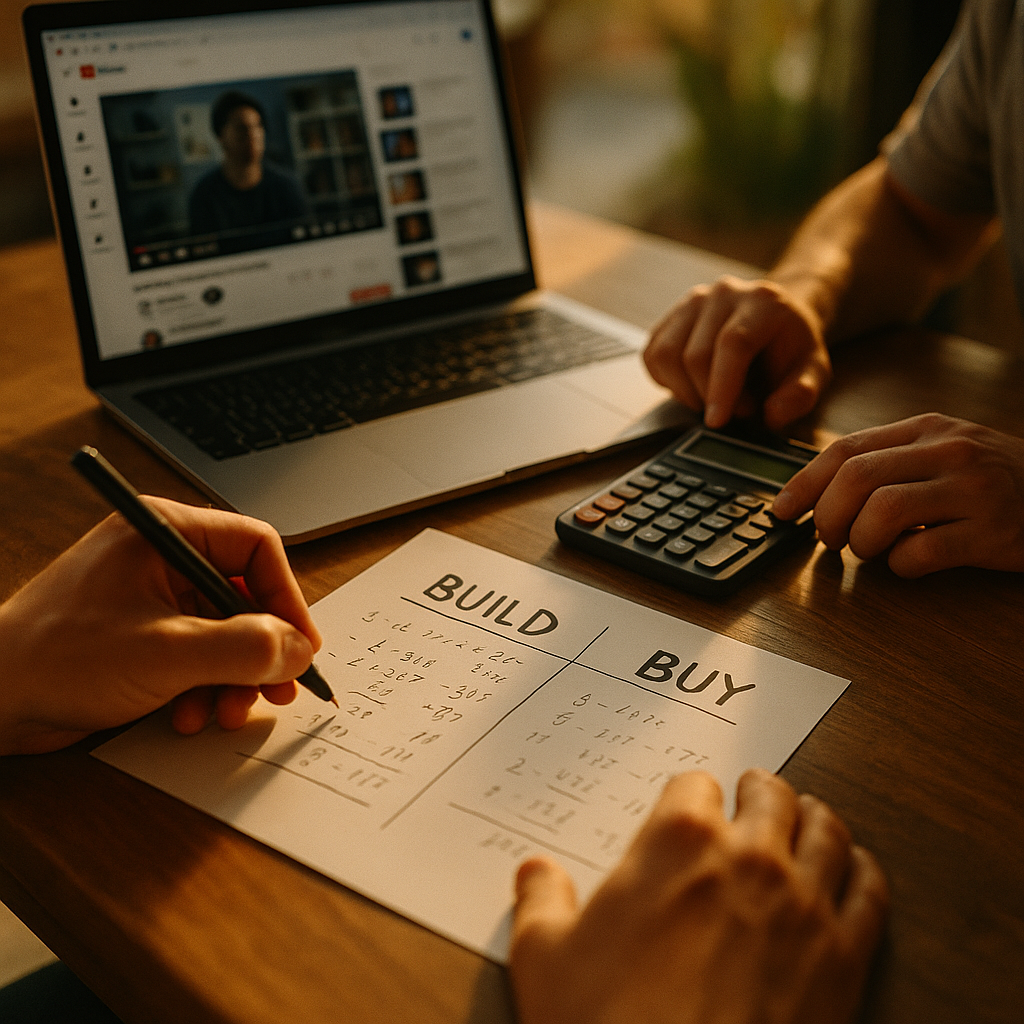 Creator Platform Build vs Buy, The Real TCO Math