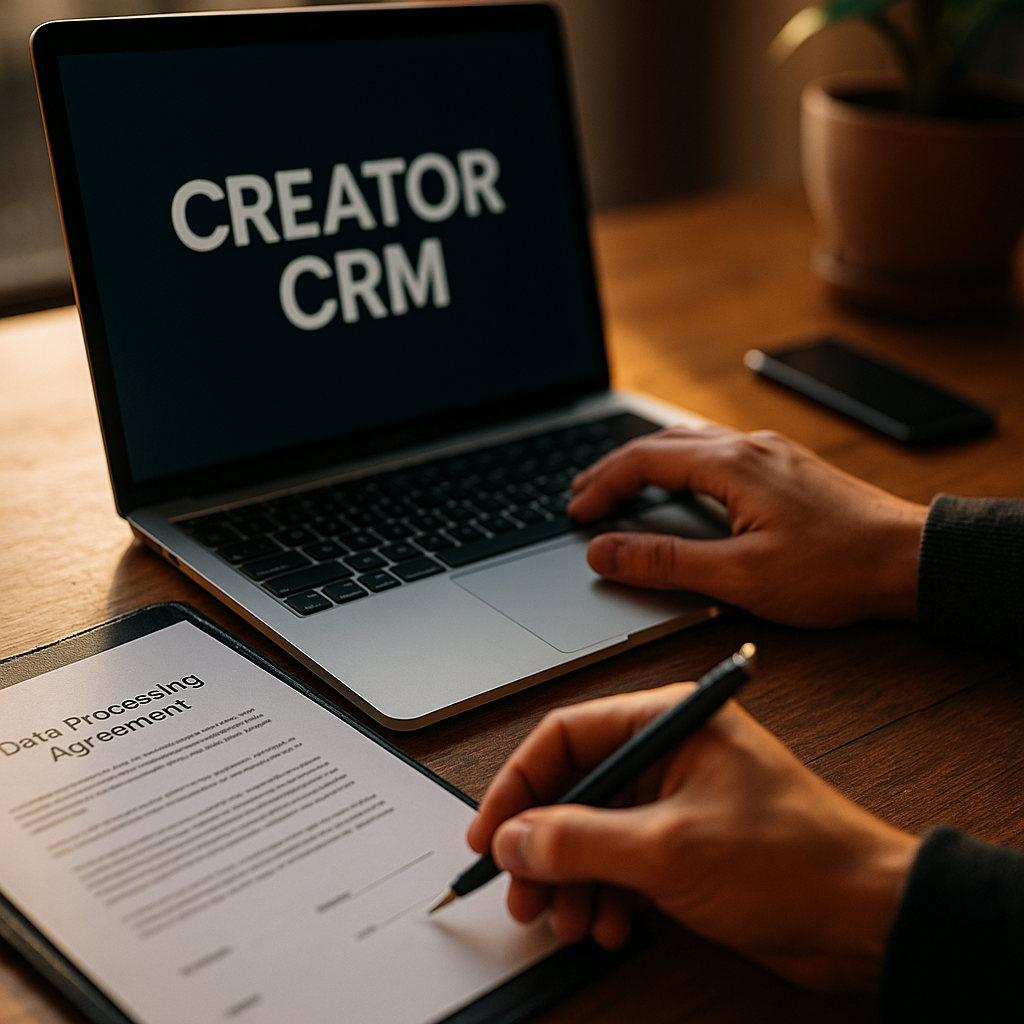 Creator CRM Access, Closing the Data Processing Agreement Gap