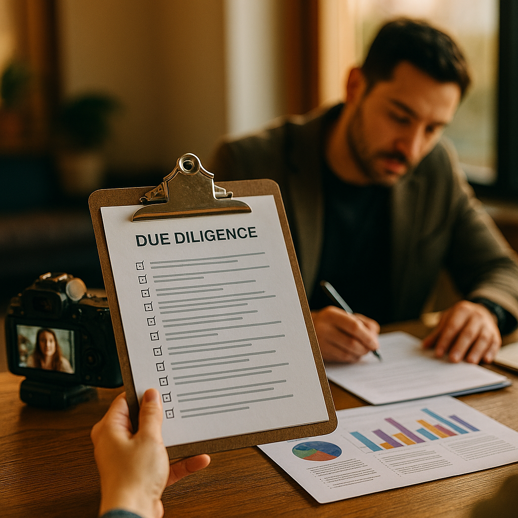 Creator Agency M&A, The Due Diligence Checklist Buyers Need