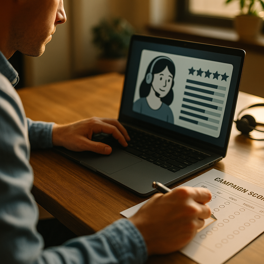 3CLogic AI Agent Evaluator, Why Campaign Scores Need Audits