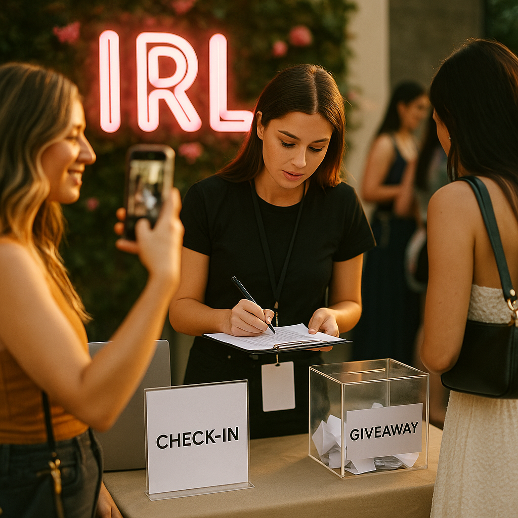 IRL Influencer Events, Closing the Sweepstakes and Venue Risk Gap