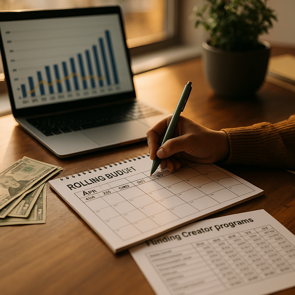 Rolling Budget Cadence, Funding Creator Programs Year Round