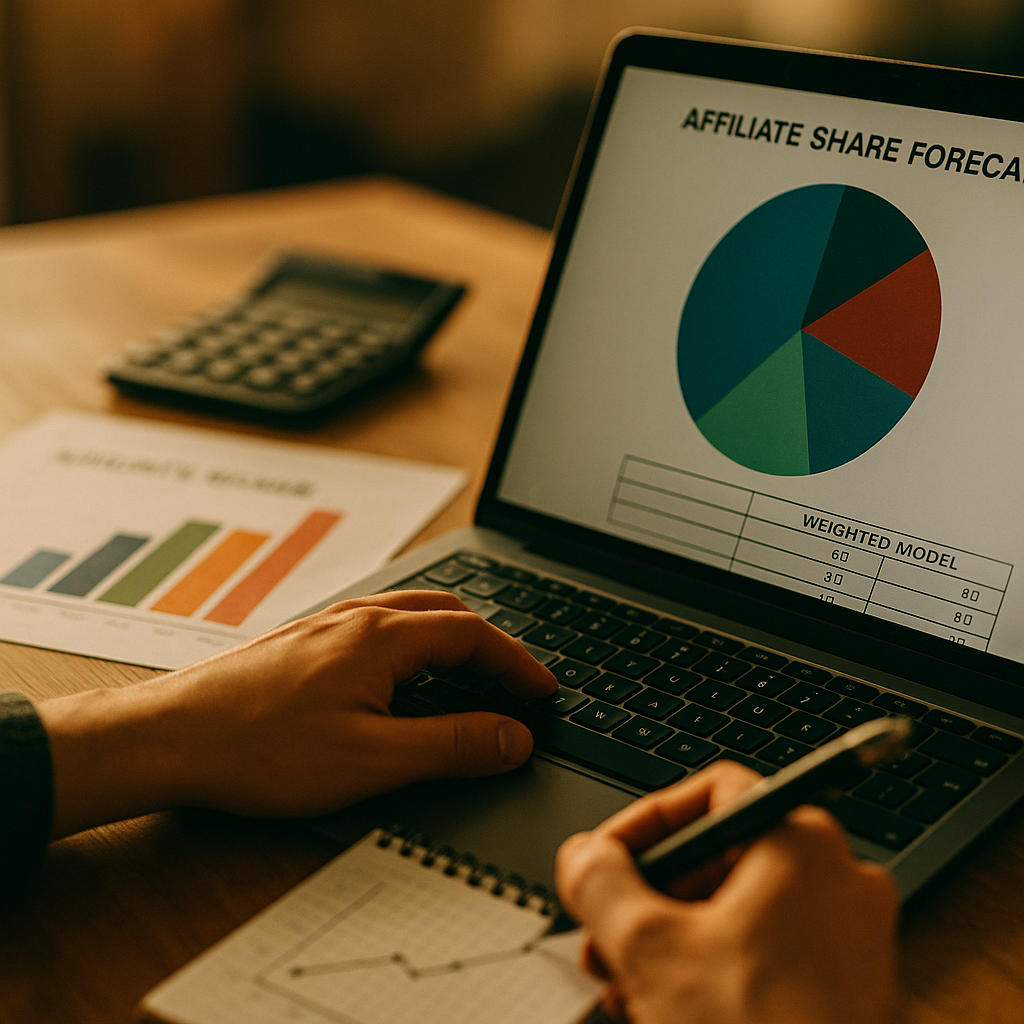 Affiliate Share Forecasting, A Four Input Weighted Model